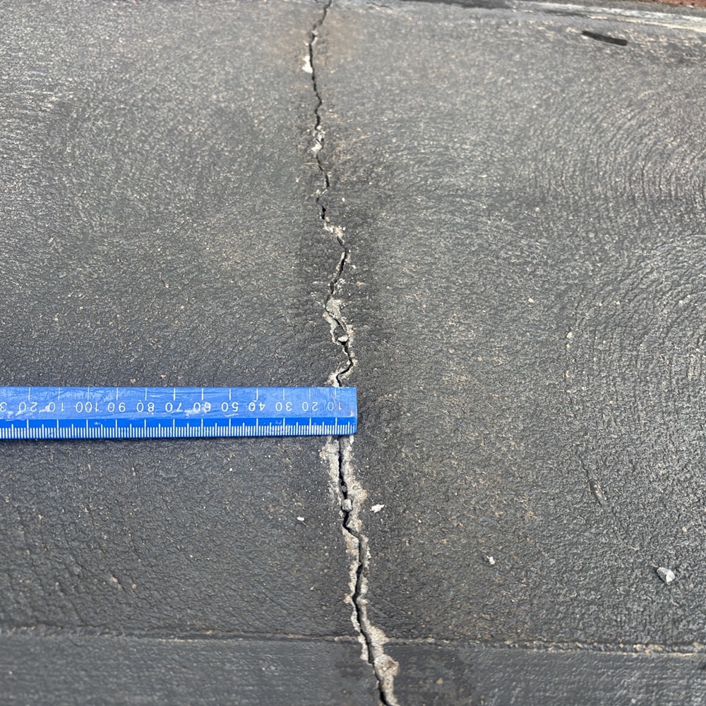 Moderate cracking, consistent with insufficient articulation, recorded during a building and pest inspection in Donnybrook