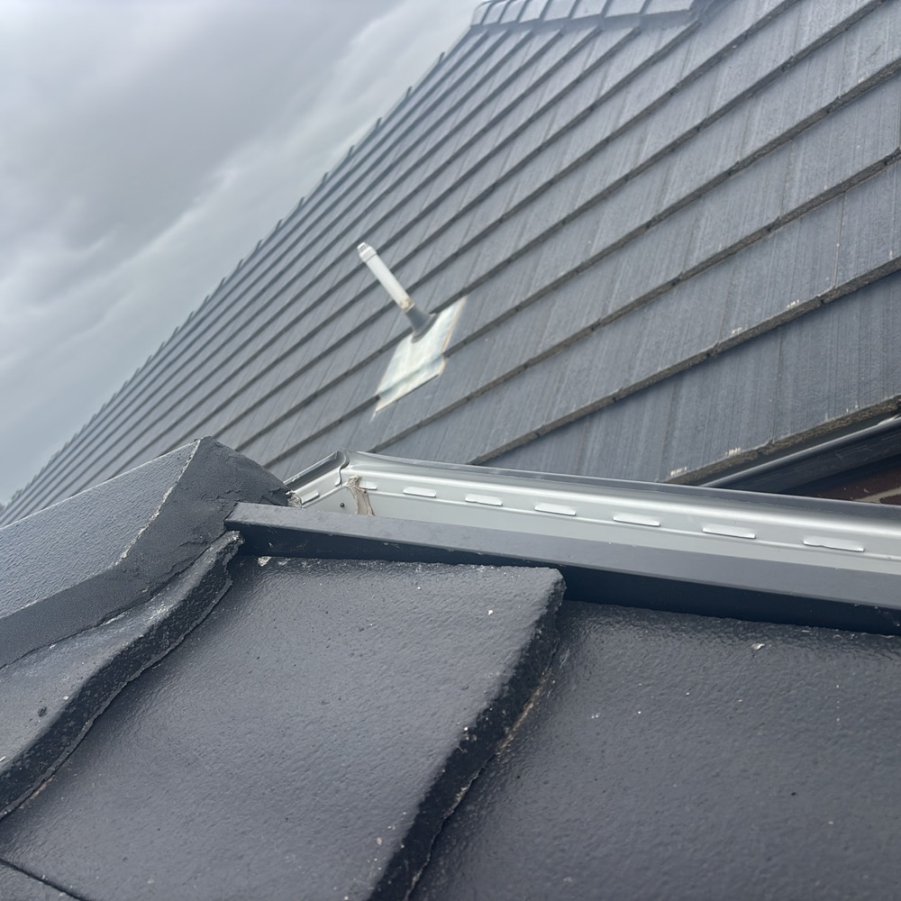 Further gutter sections installed incorrectly, recorded during a pre-purchase inspection in Donnybrook